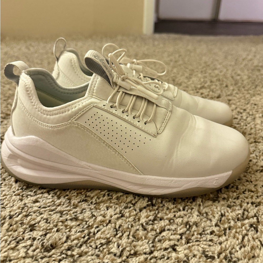 Women's Cream Athletic Shoes